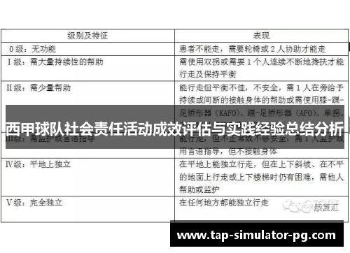 西甲球队社会责任活动成效评估与实践经验总结分析
